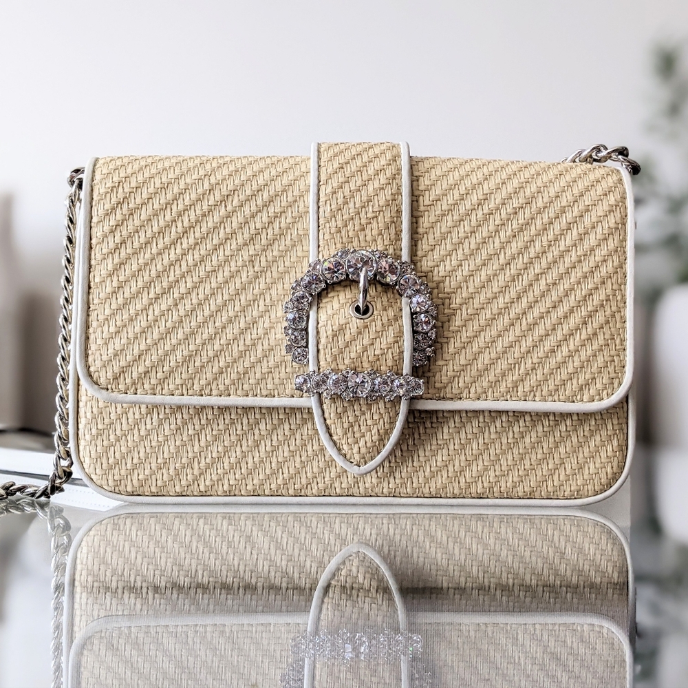 Jimmy Choo Cheri Raffia Bag